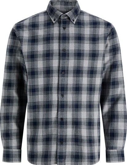 Jack & Jones Jprbluharvey Check L/S Shirt Jnr Navy 176