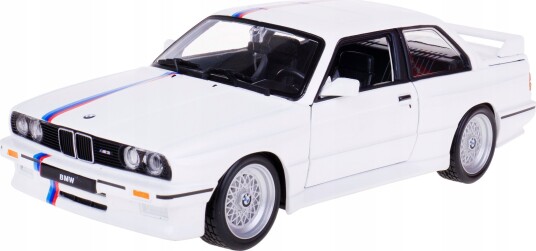 Bburago BMW M3 E30 Modellbil 1:24 Hvit Bburago BMW M3 E30 Modellbil 1:24 Hvit