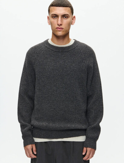 WOOD WOOD Wwkevin Crew Neck 25298 - Grey - S