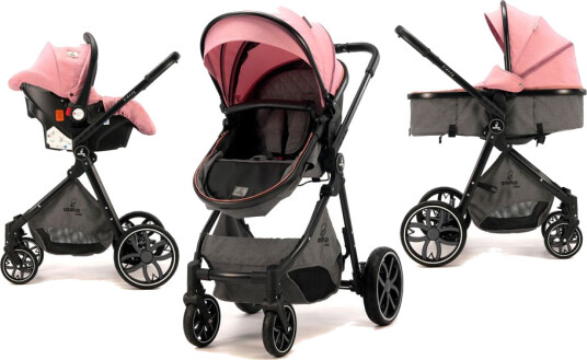 Asalvo Cabriolet Sidney/pink Barnevogner