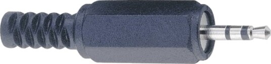 Bkl Electronic 1107002 Jackplugg 2,5 Mm Rett Pol 3 Poler Stereo Sort 1 Stk
