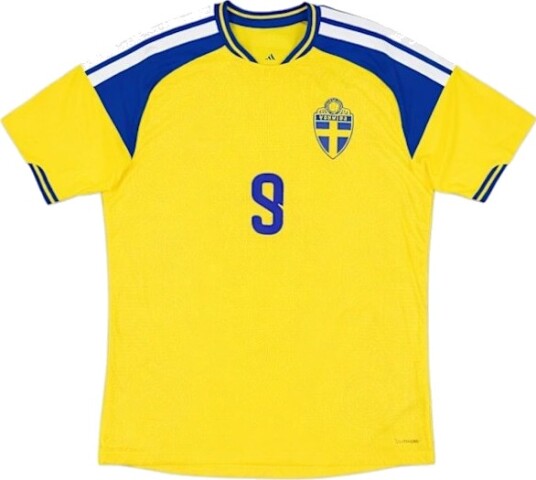 Sverige Landslag 2024 2025 Fotballdrakt for Barn Ungdom Trening T skjorte Blå Gul Drakt Størrelse 16 Sverige uten nummer Sverige uten nummer