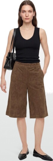 Coster Copenhagen Faux Suede Shorts Brown 42 Coster Copenhagen Faux Suede Shorts Brown 42