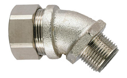 Hellermann Tyton 166 32504 Kompresjonskobling 45° vinklet LTS 45FMC Nominell Ø 40 mm Installasjonsmaterial