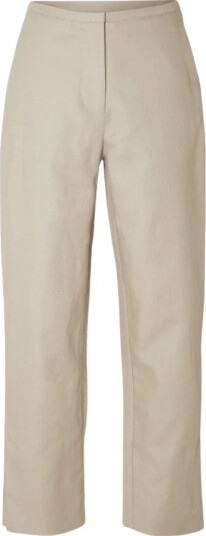 Selected Femme Dame Bukser Beige S,