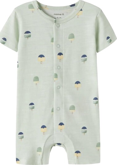 Name It Nbmjerome Ss Sunsuit Green 68