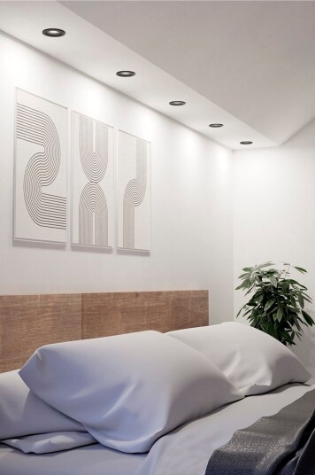 EGLO Innfelt lys Barranco 5 X LED svart Svart Spotlys