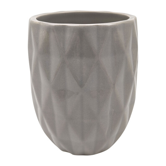 Tannbørsteholder Ceramic Geometric  GRÅ