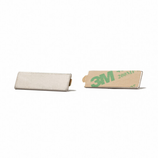 SuperMagneter Stor Selvklebende Magnetplate 40 X 12 X 1 Mm   Høykvalitets Magnet