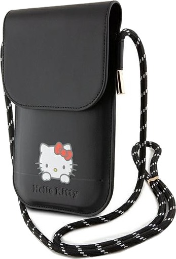 Hello Kitty Sourcing Hello Kitty Håndveske Hkowbskcdkk Svart/Svart Lær Daydreaming Cord