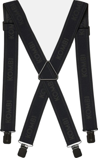Kombi Wide Suspenders Black No Size Dame