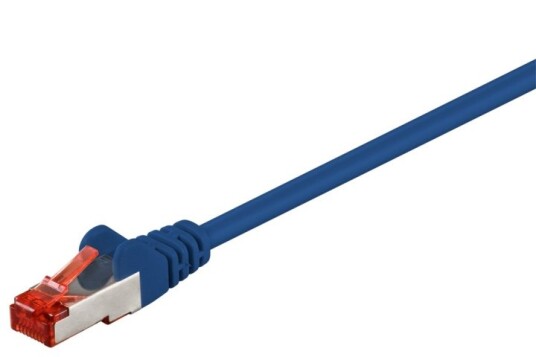 Goobay CAT 6 S/FTP 3m PiMF Patchkabel Blå Goobay CAT 6 S/FTP 3m PiMF Patchkabel Blå