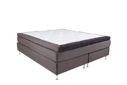 Venture Design Rättvik kontinental seng Mørkegrå fløyel 160 cm Medium & fast Grå Venture Design Rättvik kontinental seng Mørkegrå fløyel 160 cm Medium & fast Grå