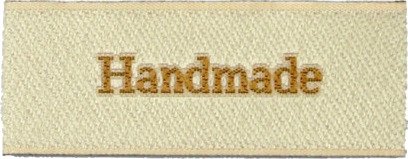 Label Handmade Sandfarget