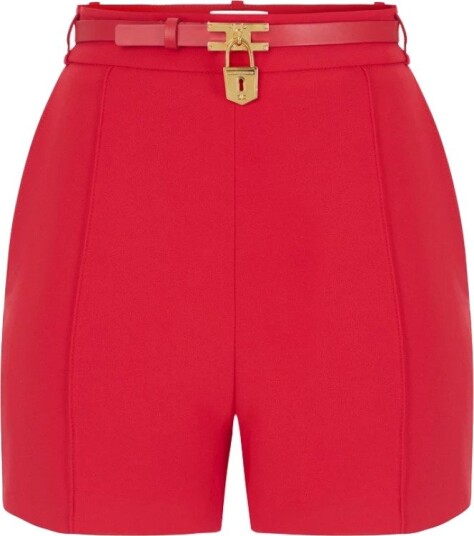 Elisabetta Franchi Dame Shorts Rød XS,