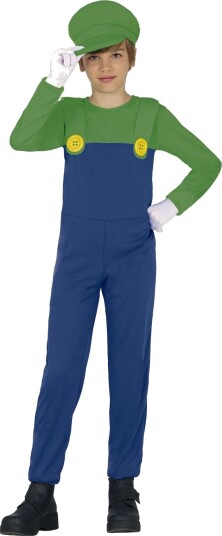 Luigi Inspirert Barnekostyme Luigi Inspirert Barnekostyme