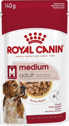 Royal Canin Size våtfôr Adult Medium i saus 20 x 140 g