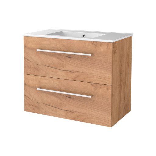 Sanibell Basicline møbelpakke 80x46 cm whisky eik Sanibell Basicline møbelpakke 80x46 cm whisky eik