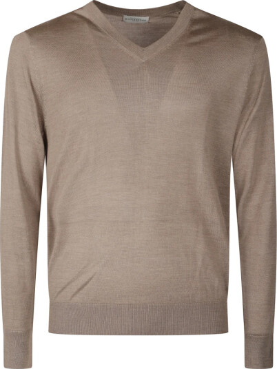 Ballantyne, Herre, Strikkevarer, Beige, M,