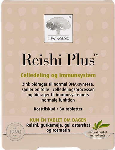 New Nordic Reishi Plus - 30 Tabletter