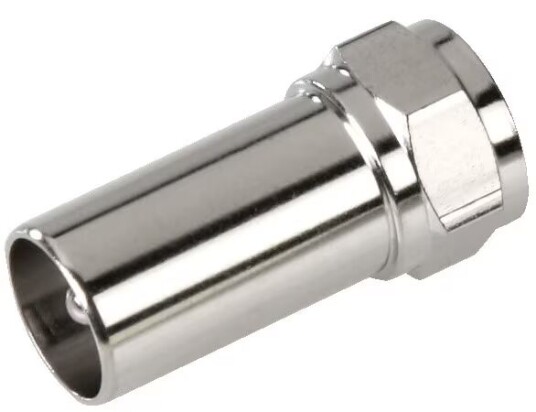 Triax adapter koaksialkobling til F-kobling (2 pk) Triax adapter koaksialkobling til F-kobling (2 pk)