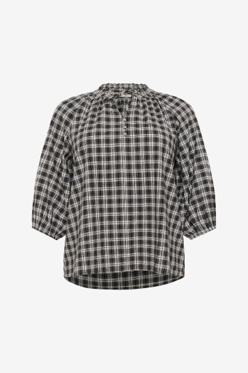 KAFFE Curve - Bluse kcElina Blouse - Svart KAFFE Curve - Bluse kcElina Blouse - Svart
