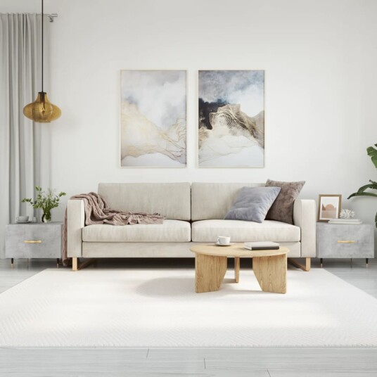 Salongbord 2 stk betonggrå 50x50x40 cm konstruert tre 8720845428181 Salongbord 2 stk betonggrå 50x50x40 cm konstruert tre 8720845428181