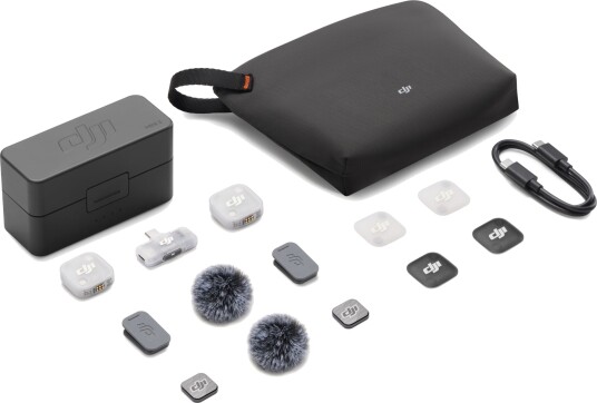 DJI Mic Mini 2 trådløs mikrofon 2TX + 1 RX med ladeetui