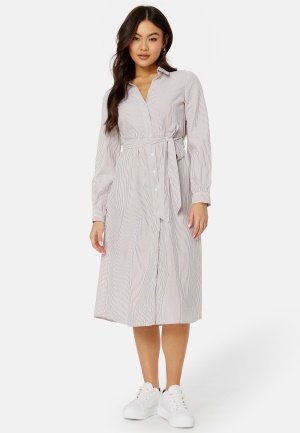 Happy Holly Elise shirtdress Nougat / White 36/38