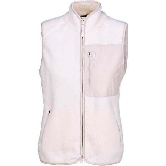 Hygge Pile Fleece Vest Dame Whiteish M Hygge Pile Fleece Vest Dame Whiteish M