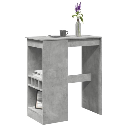  Barbord med stativer betonggrå 90x47,5x103,5 cm konstruert tre 8721158386281