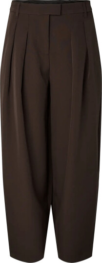 Pieces Pcolivia Mw Barrel Pants Noos Bc   Brown   XXL