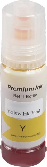 Blekkpåfylling til Epson C13T03V44A / C13T03R440 / C13T00S44A / gul refill 70 ml / blekkrefill