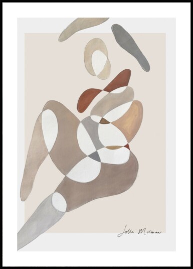Abstract Female Form Plakat / 40x50