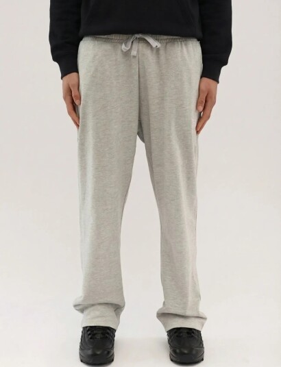 Everlast Everlast Straight Baggy Fit Sweat Pants   Grey   S