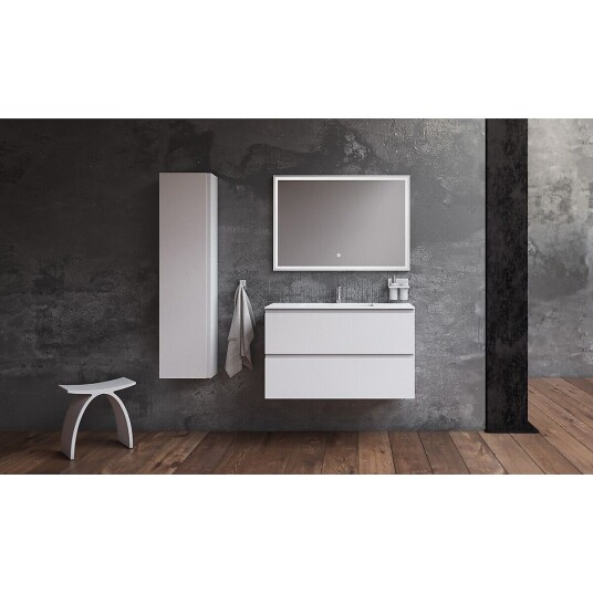 Copenhagen Bath Malmø Høyskap 36 36x23x145 cm Hvit Matt