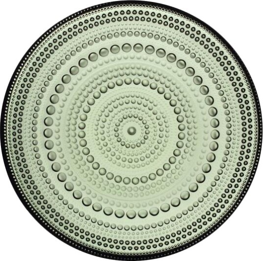 Iittala - Kastehelmi tallerken 17 cm furugrønn Iittala - Kastehelmi tallerken 17 cm furugrønn