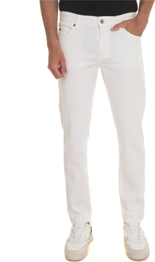 Boss Herre Jeans Hvit W36,
