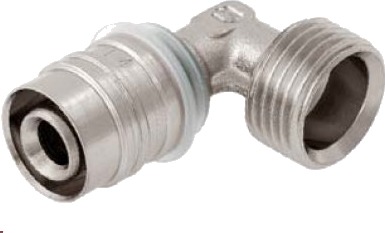 Kisan Kne Presset Med Utvendig Gjenge 25X1" - Wl30.44.21.00