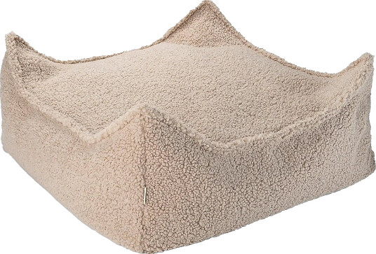 Wigiwama Square Ottoman Teddy - Beige - 60X 60X 20CM Wigiwama Square Ottoman Teddy - Beige - 60X 60X 20CM