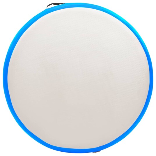 vidaXL Oppblåsbar gymnastikkmatte med pumpe 100x100x20 cm PVC blå vidaXL Oppblåsbar gymnastikkmatte med pumpe 100x100x20 cm PVC blå