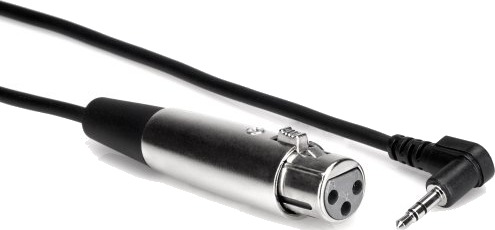 Hosa Technology Xvm-110F Xlr 3-Pin Hunkjønn 3.5Mm Trs Hankjønn 3 M Svart