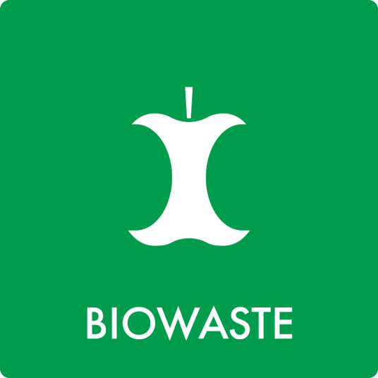 Avfallsskilt Biowaste Avfallsskilt Biowaste