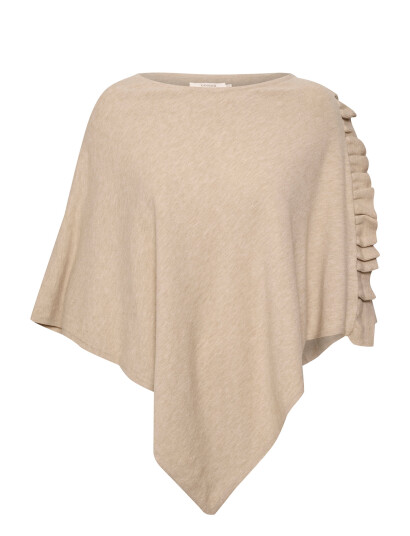 CREAM Odettecr Poncho |Beige |One Size