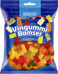 Nordthy klassiske vingummibamser – 300 g