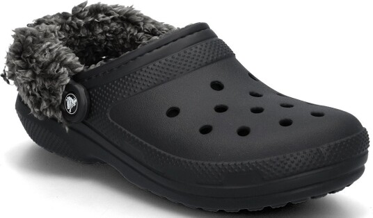 Crocs Classic Fleece Lined Clog - BLACK - 36/37