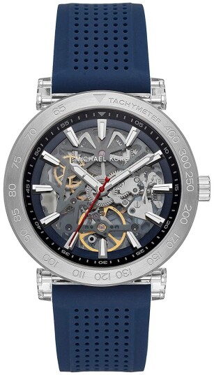 Michael Kors Herreklokke MK9040 Skjelettkuttet/Gummi Ø43 mm