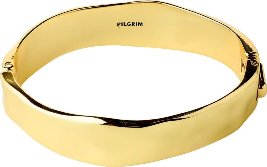 Pilgrim Now Bangle Gold Plated GOLD PLATED One Size