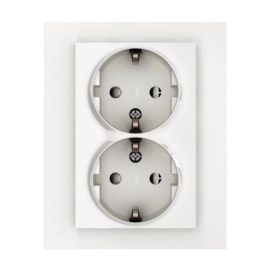 Stikkontakt Elko Plus 2 Veis DUO