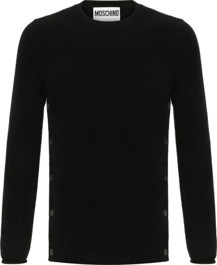 Moschino Herre Strikkevarer Svart M,